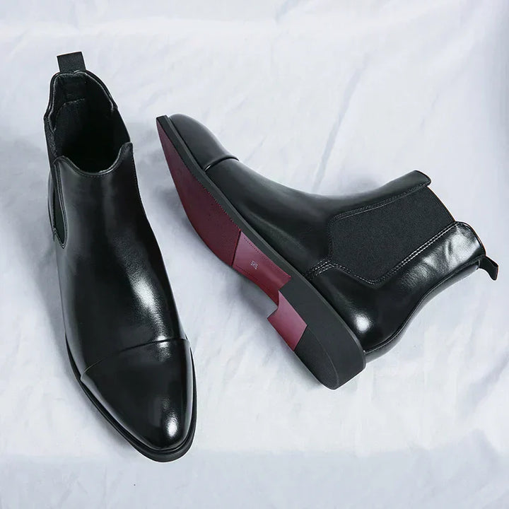 Hugo - Bottes Chelsea en Cuir