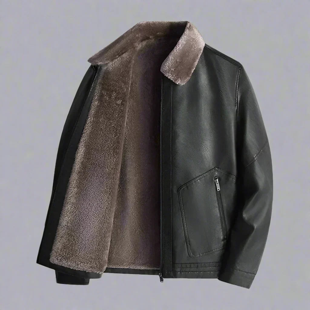 Lourenço - Veste en Cuir Cavalier