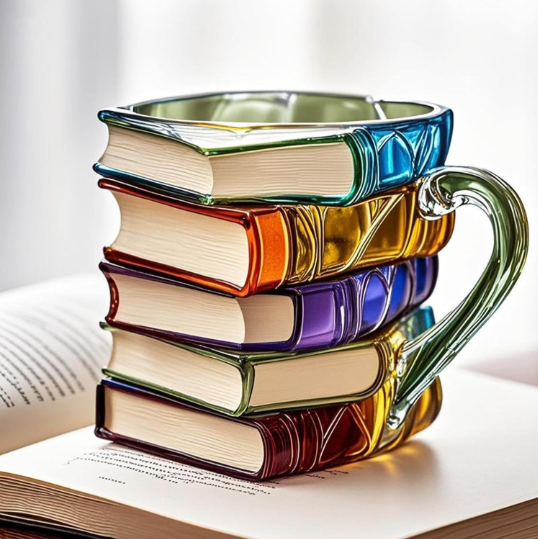Tasse Artisan à livres Aurora 3D