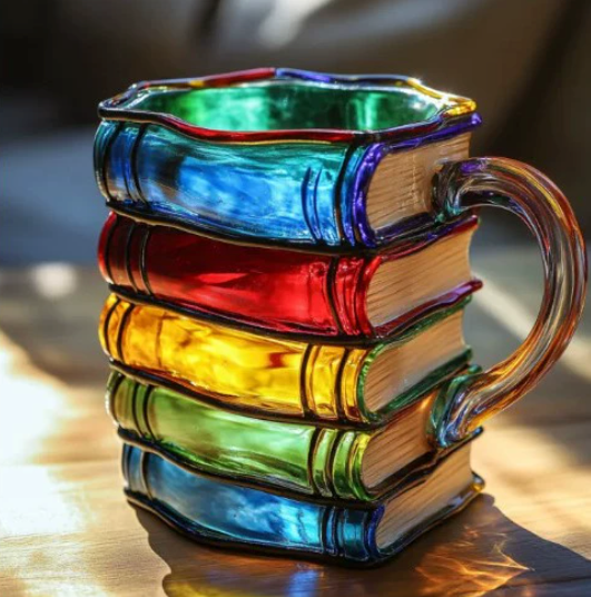 Tasse Thématique Livre Artisan Coloré