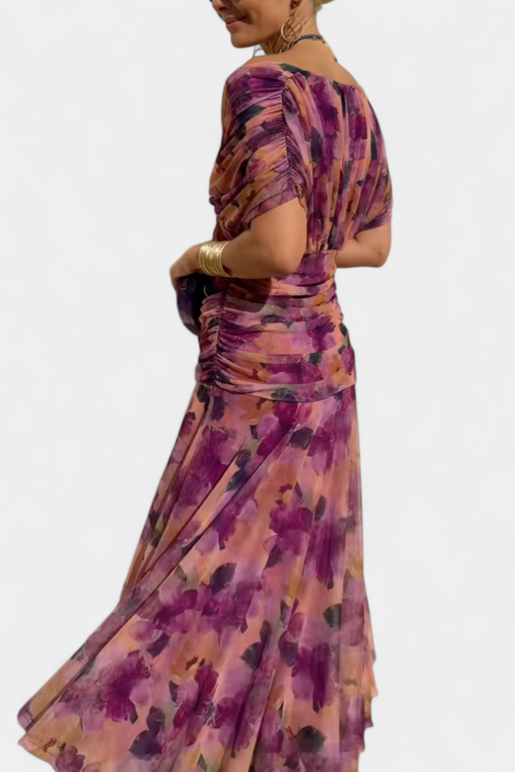 Luana - Robe élégante avec décolleté en V
