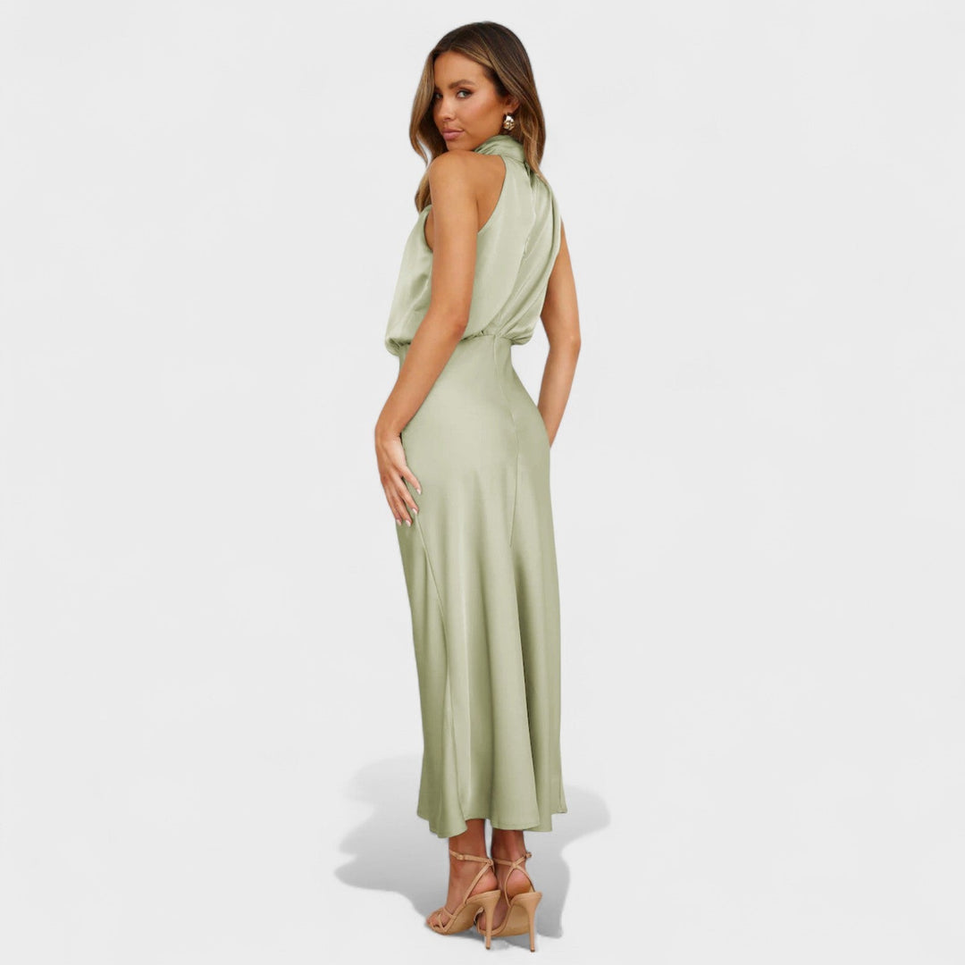 Alba - Robe Satin Élégance