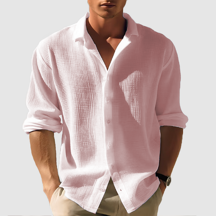 Chemise - Devant avec Boutons Barres Courbées