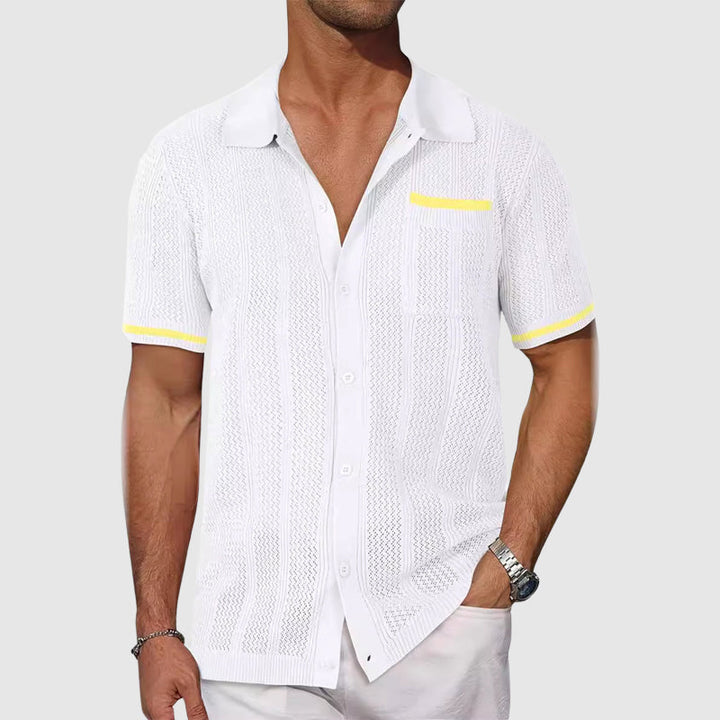 Chemise - Col Camp Contrasté