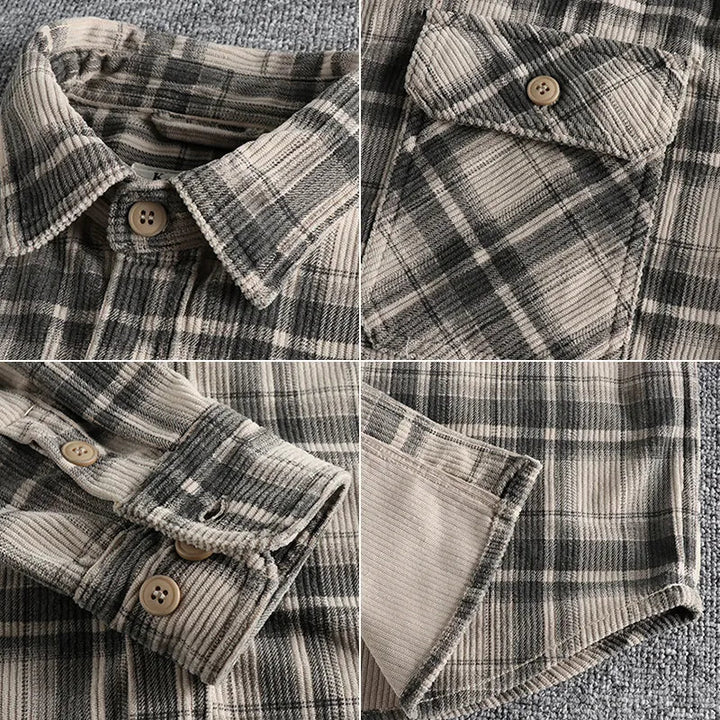 Chemise - Mélange de Velours Côtelé