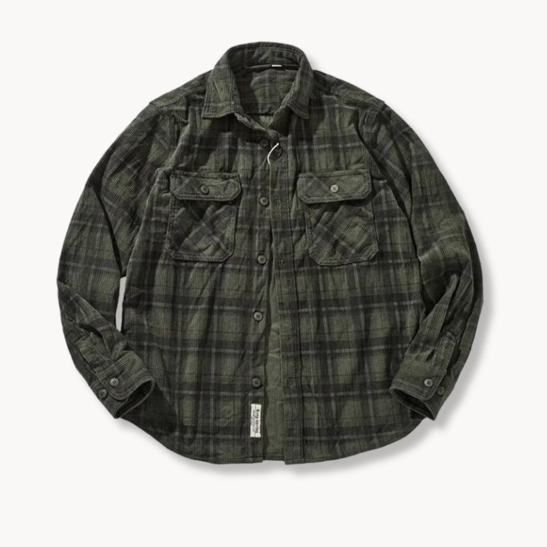 Chemise - Mélange de Velours Côtelé