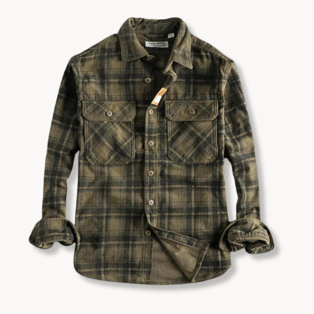 Chemise - Mélange de Velours Côtelé