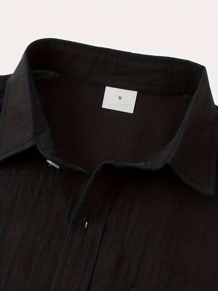 Chemise - Mélange Léger à Manches Courtes