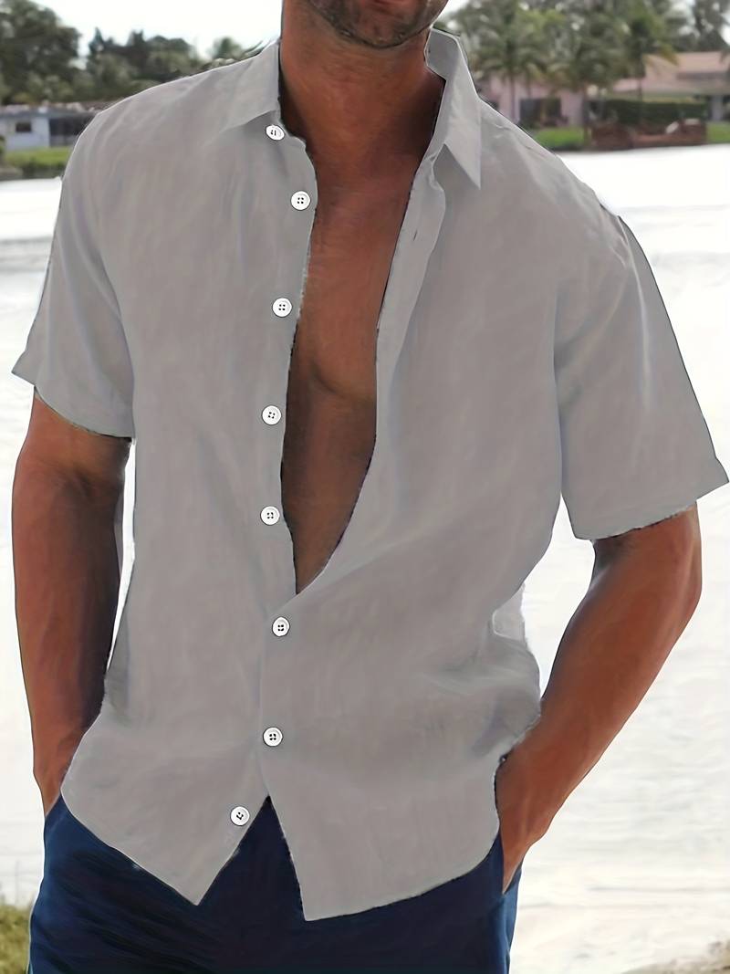 Chemise - Mélange Léger à Manches Courtes