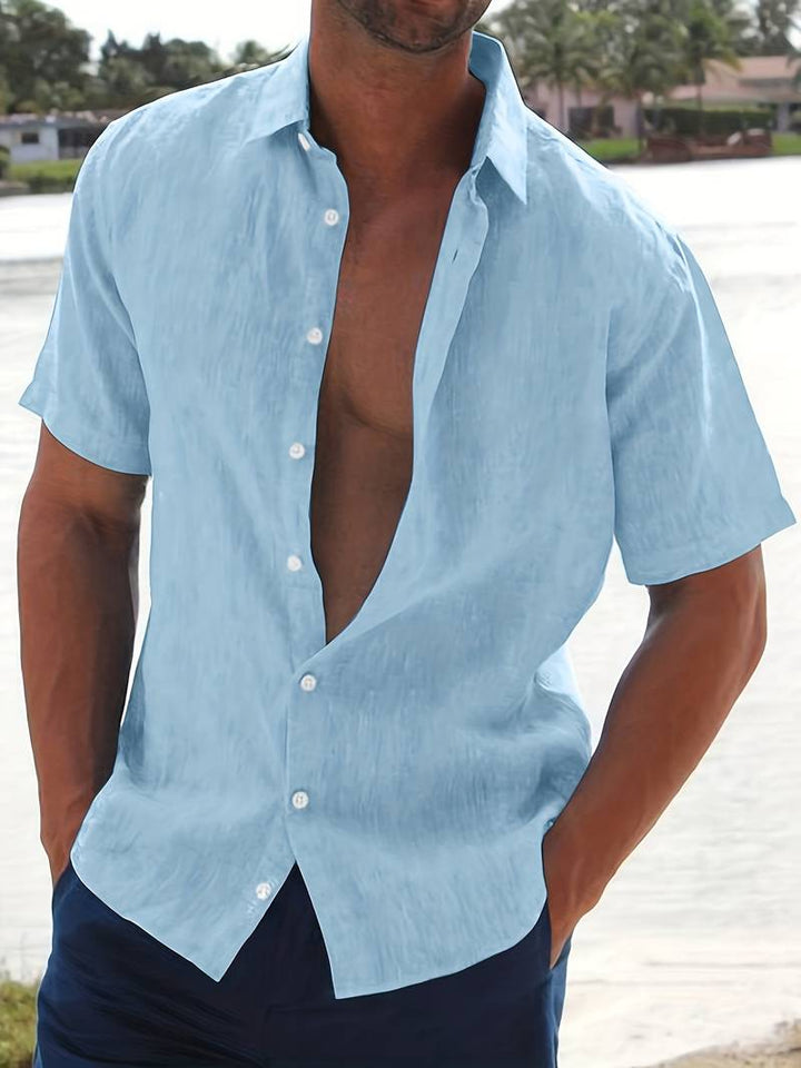 Chemise - Mélange Léger à Manches Courtes