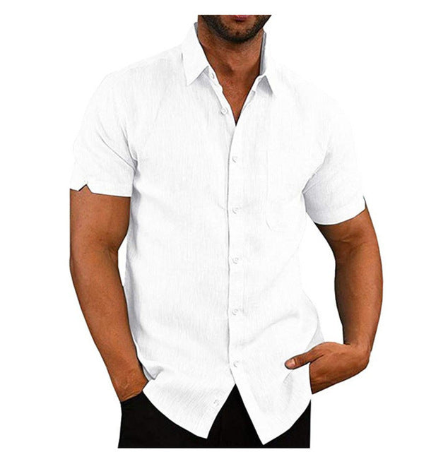 Chemise - Mélange Léger à Manches Courtes