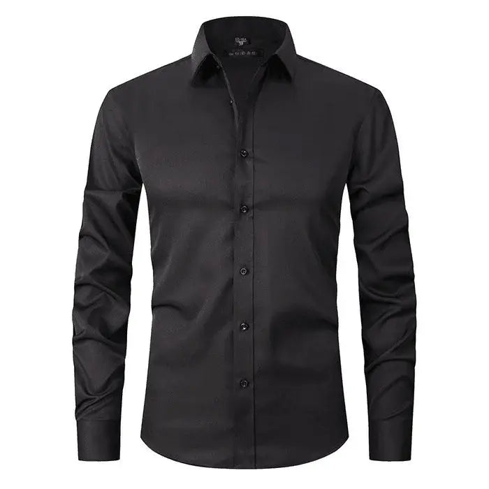 Chemise - Mélange Polyester Sans Rides