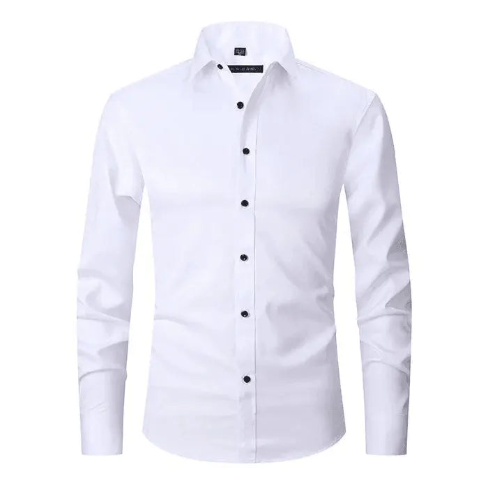 Chemise - Mélange Polyester Sans Rides