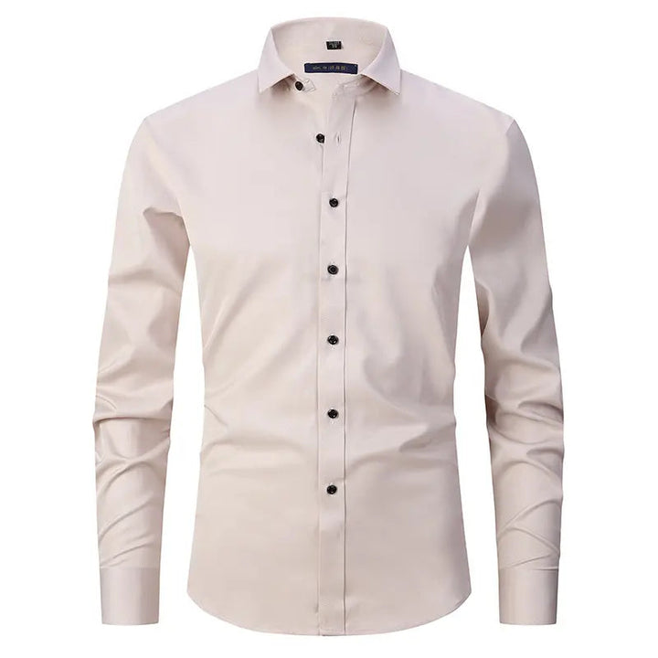 Chemise - Mélange Polyester Sans Rides