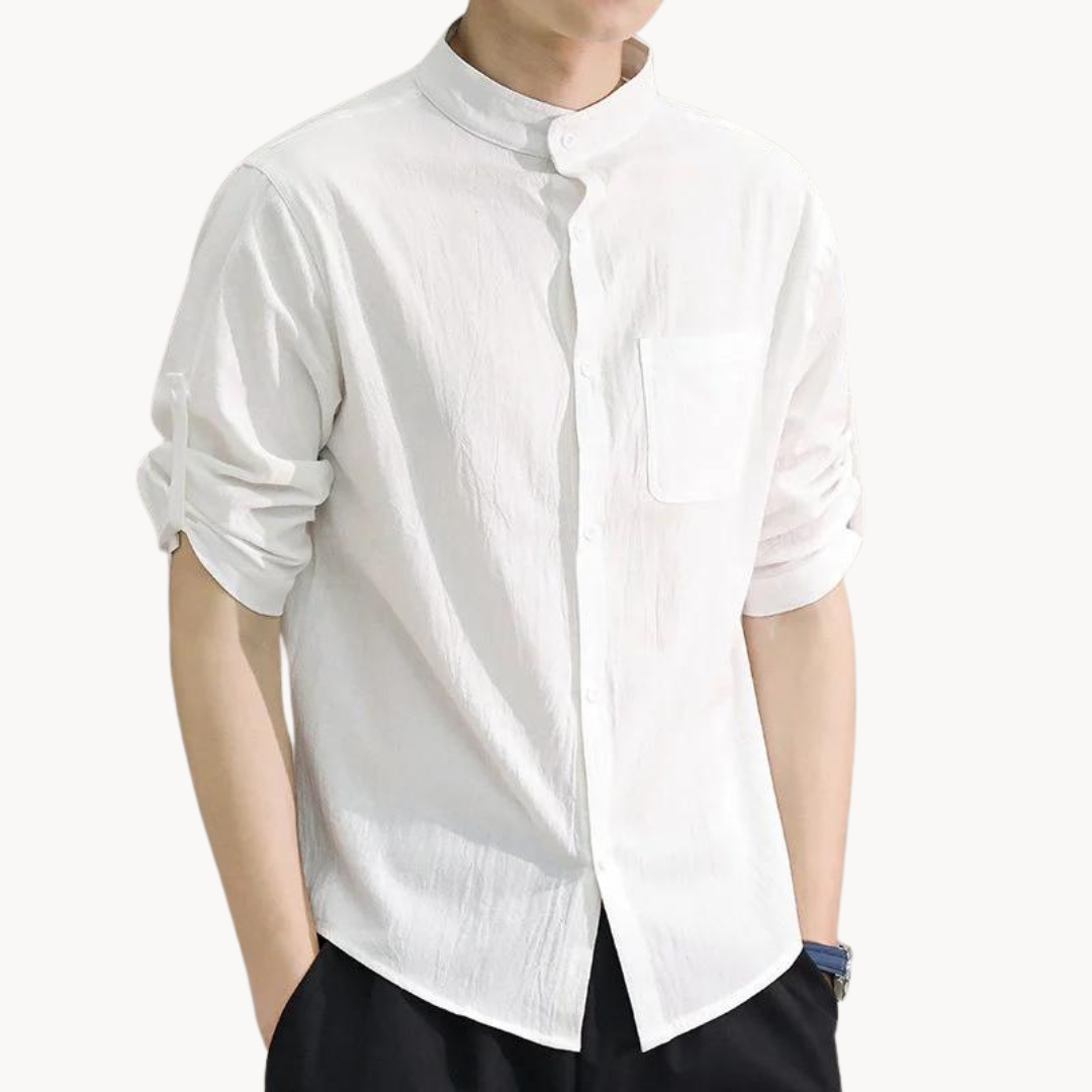 Chemise - Col Mandarin Élégant
