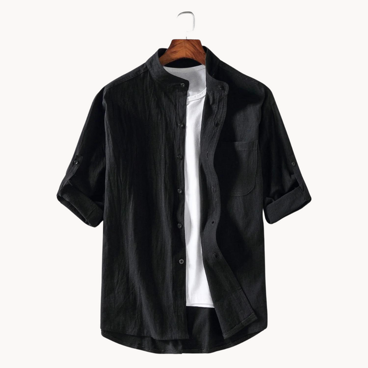 Chemise - Col Mandarin Élégant
