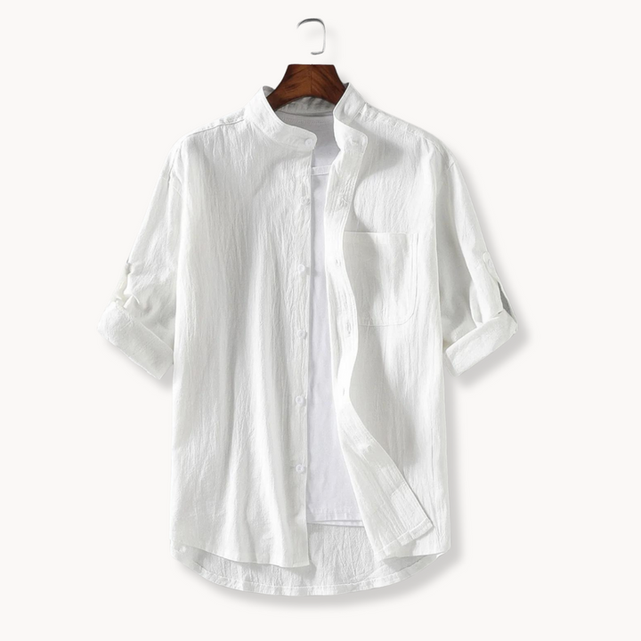 Chemise - Col Mandarin Élégant
