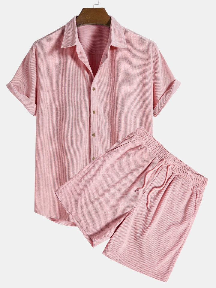 Ensemble de Chemise - Velours Côtelé