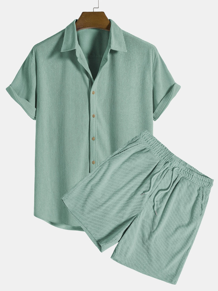 Ensemble de Chemise - Velours Côtelé