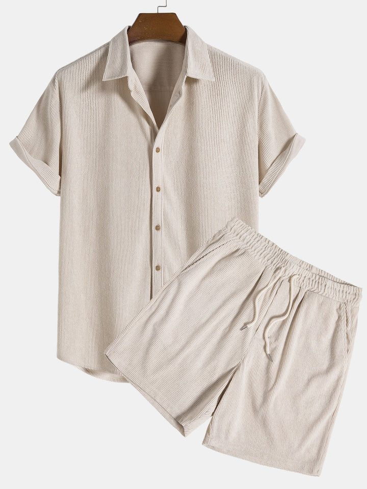 Ensemble de Chemise - Velours Côtelé