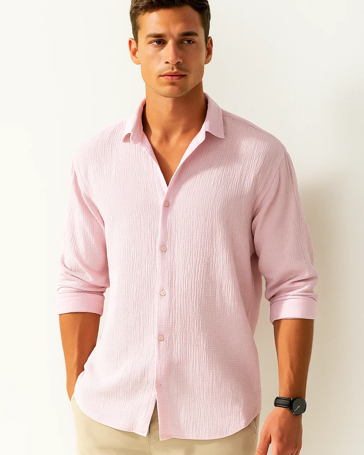 Chemise - Col Intelligent Bouton Complet