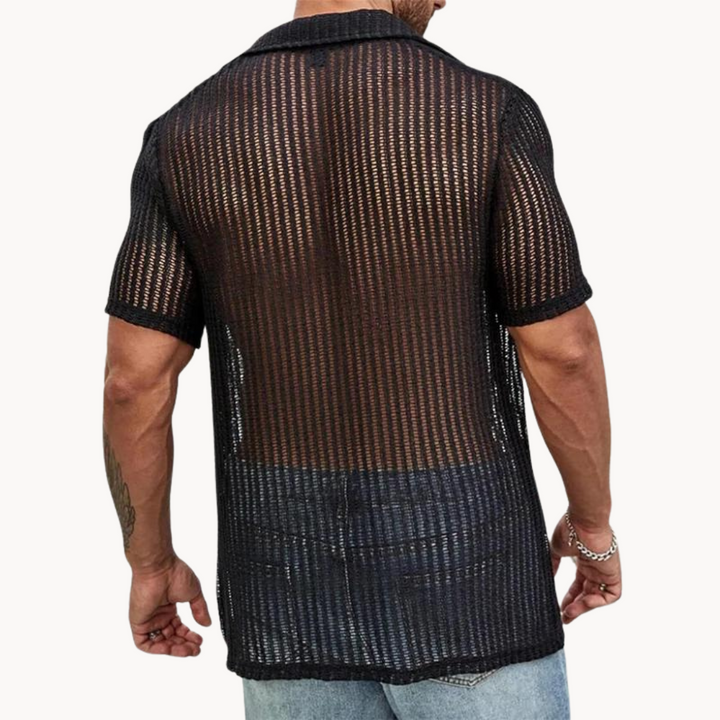 Chemise à Manches Courtes - Maille Aérée