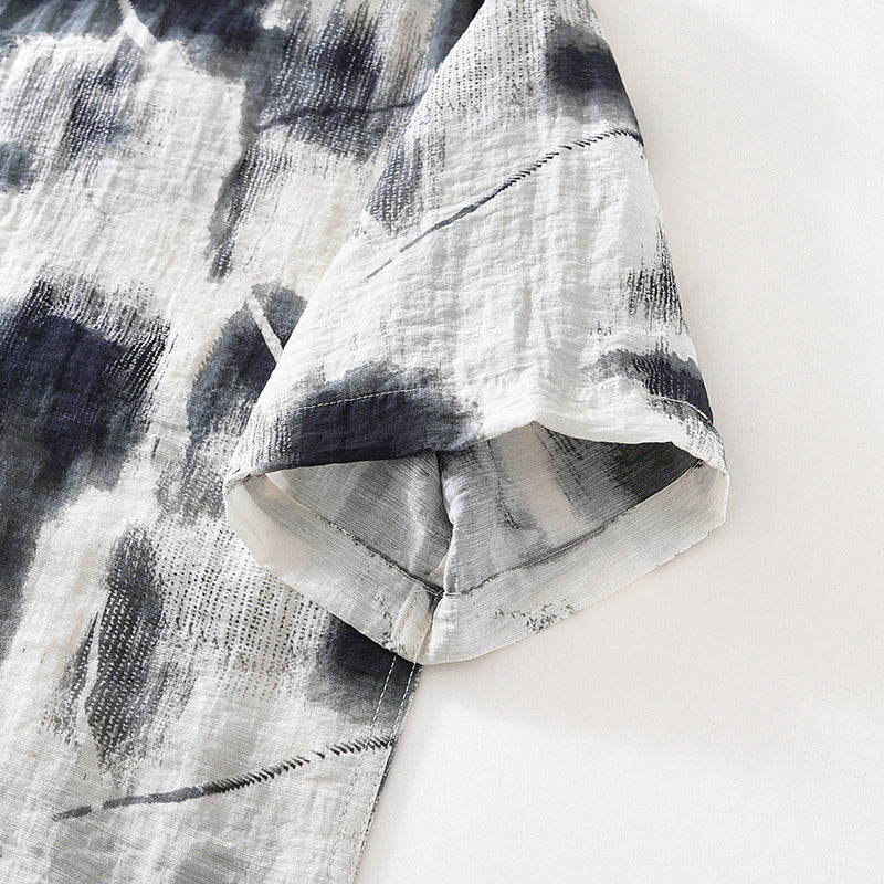 Chemise à Manches Courtes - Imprimé Frontal