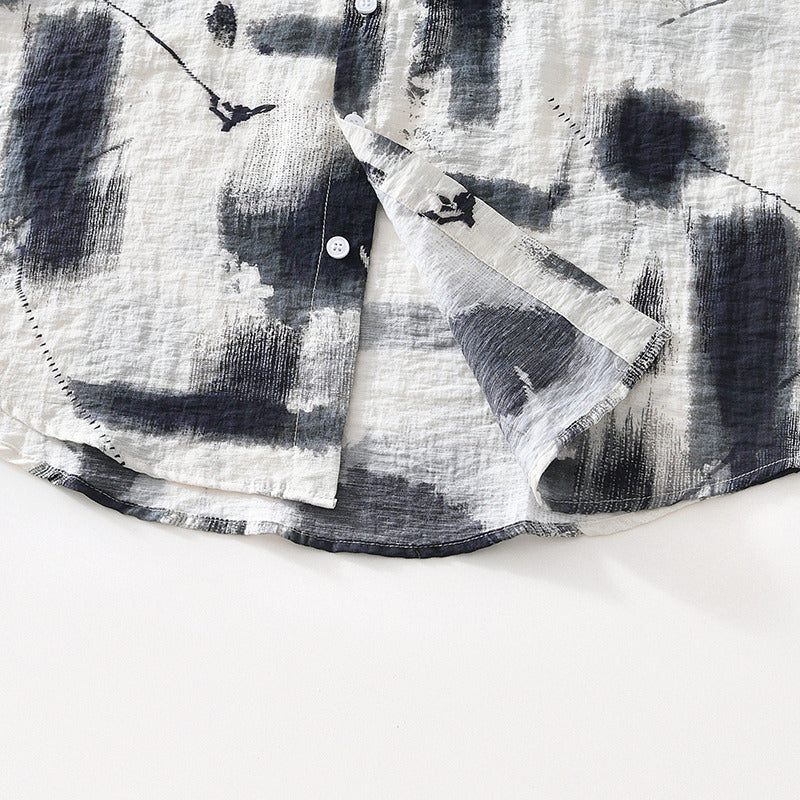 Chemise à Manches Courtes - Imprimé Frontal