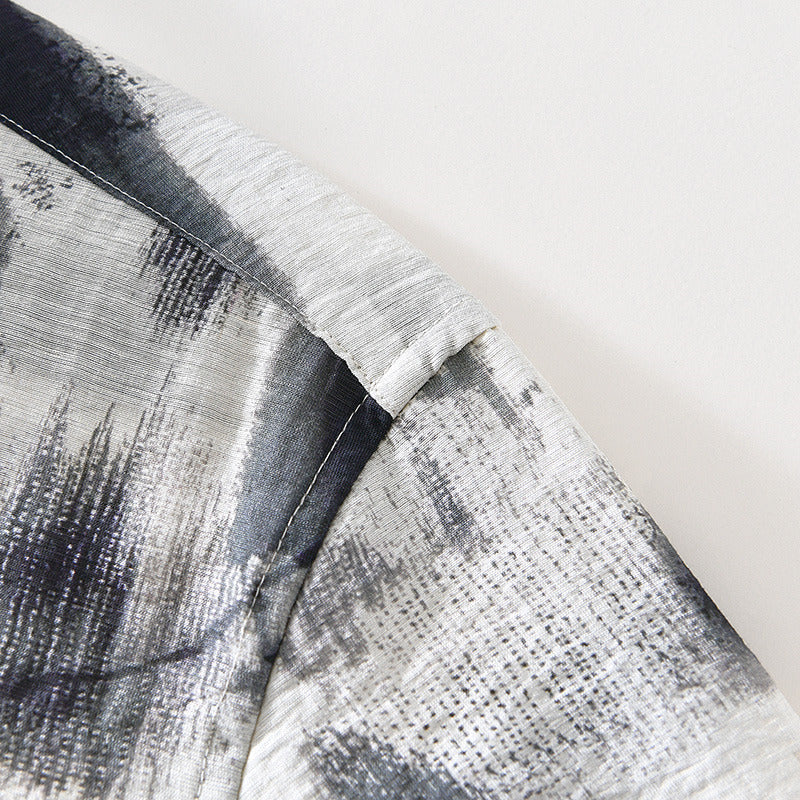 Chemise à Manches Courtes - Imprimé Frontal