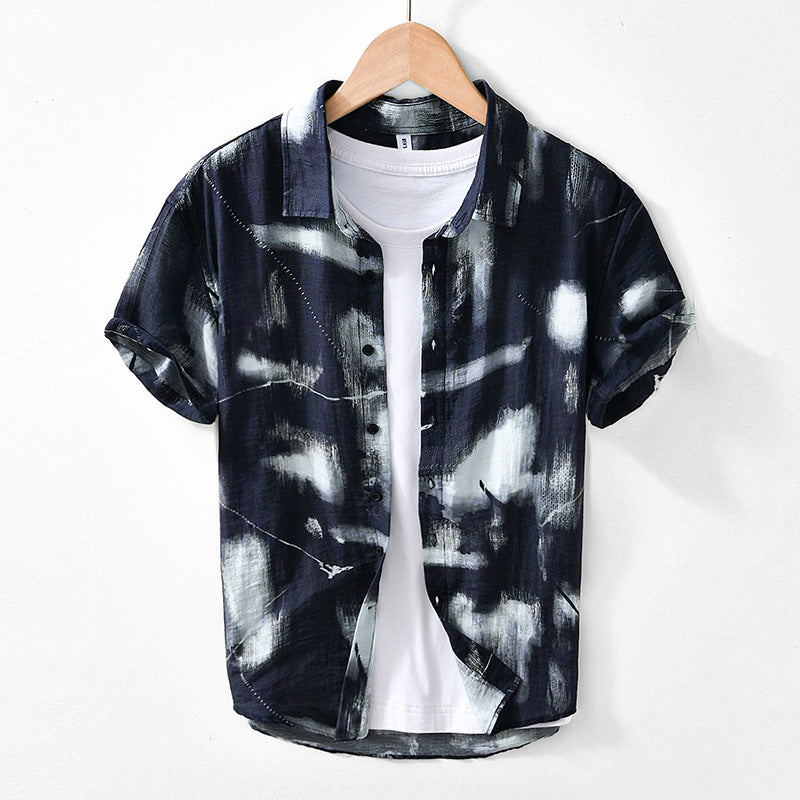 Chemise à Manches Courtes - Imprimé Frontal