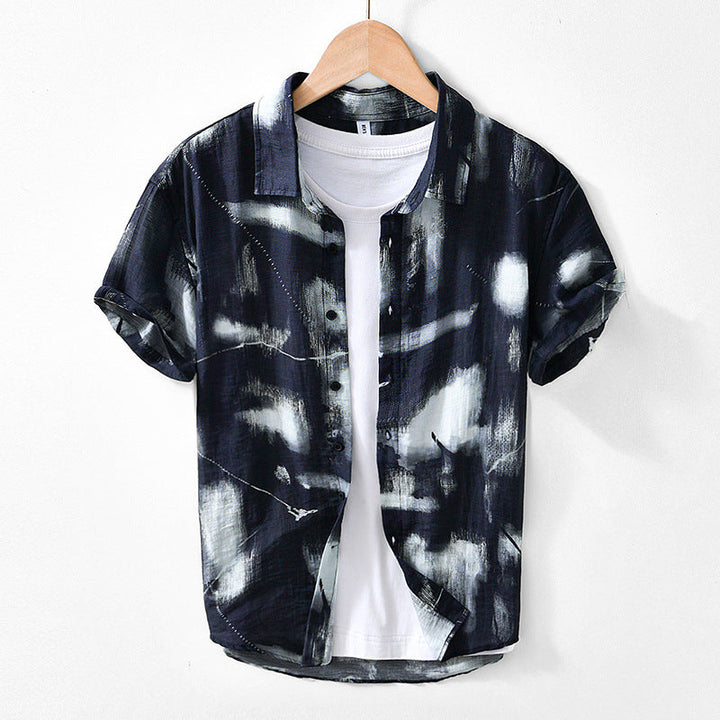 Chemise à Manches Courtes - Imprimé Frontal