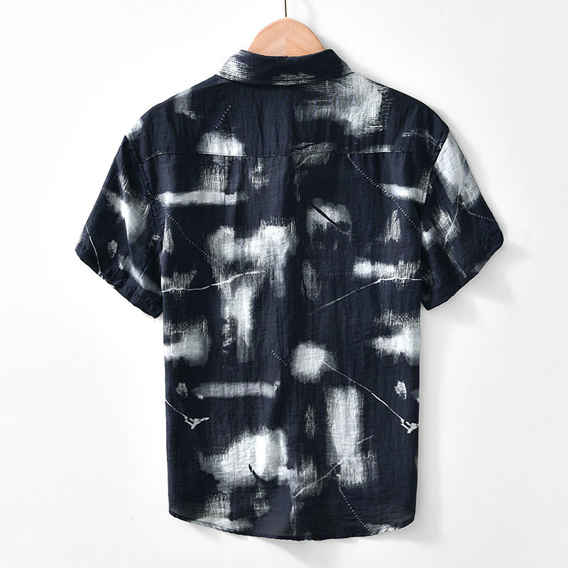 Chemise à Manches Courtes - Imprimé Frontal