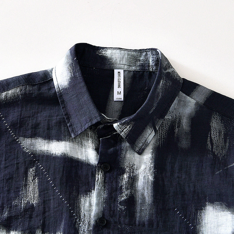 Chemise à Manches Courtes - Imprimé Frontal