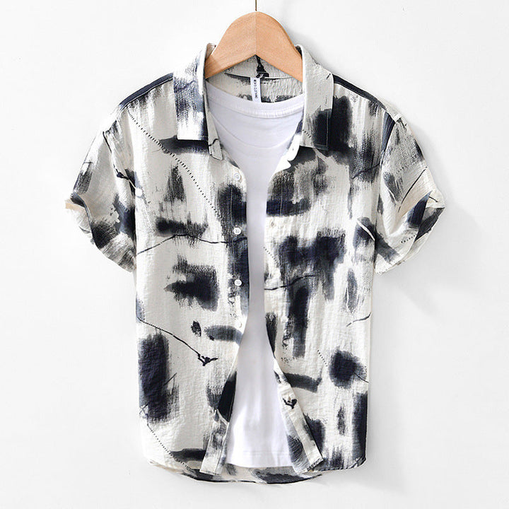 Chemise à Manches Courtes - Imprimé Frontal