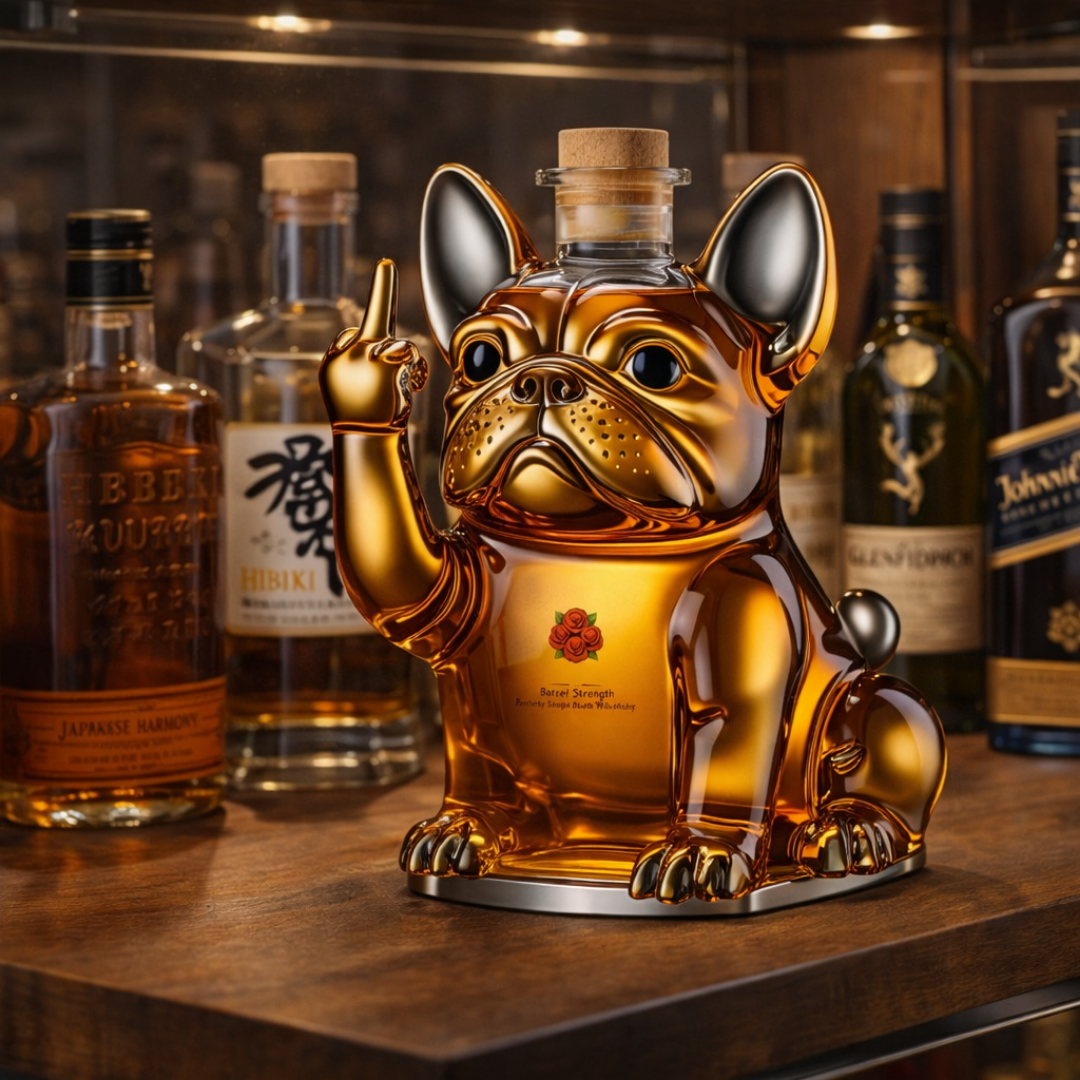 Bouteilles de Whisky - Édition Chien