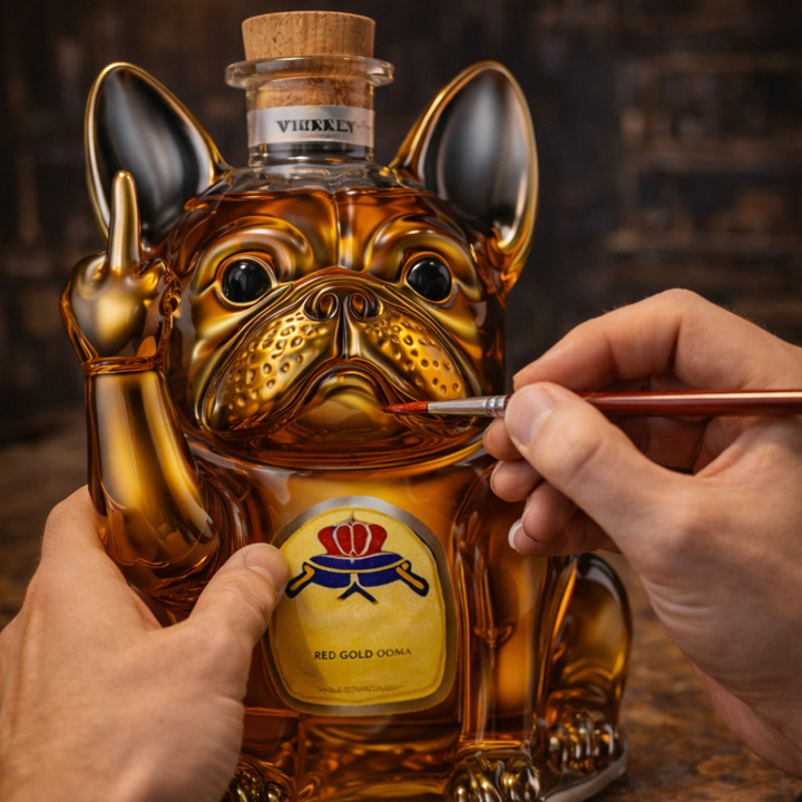 Bouteilles de Whisky - Édition Chien