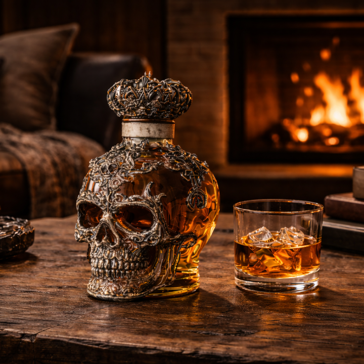 Bouteille de Whisky - Édition Crâne Royal