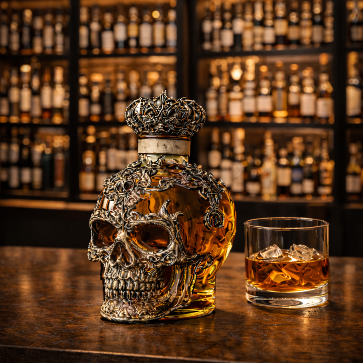 Bouteille de Whisky - Édition Crâne Royal