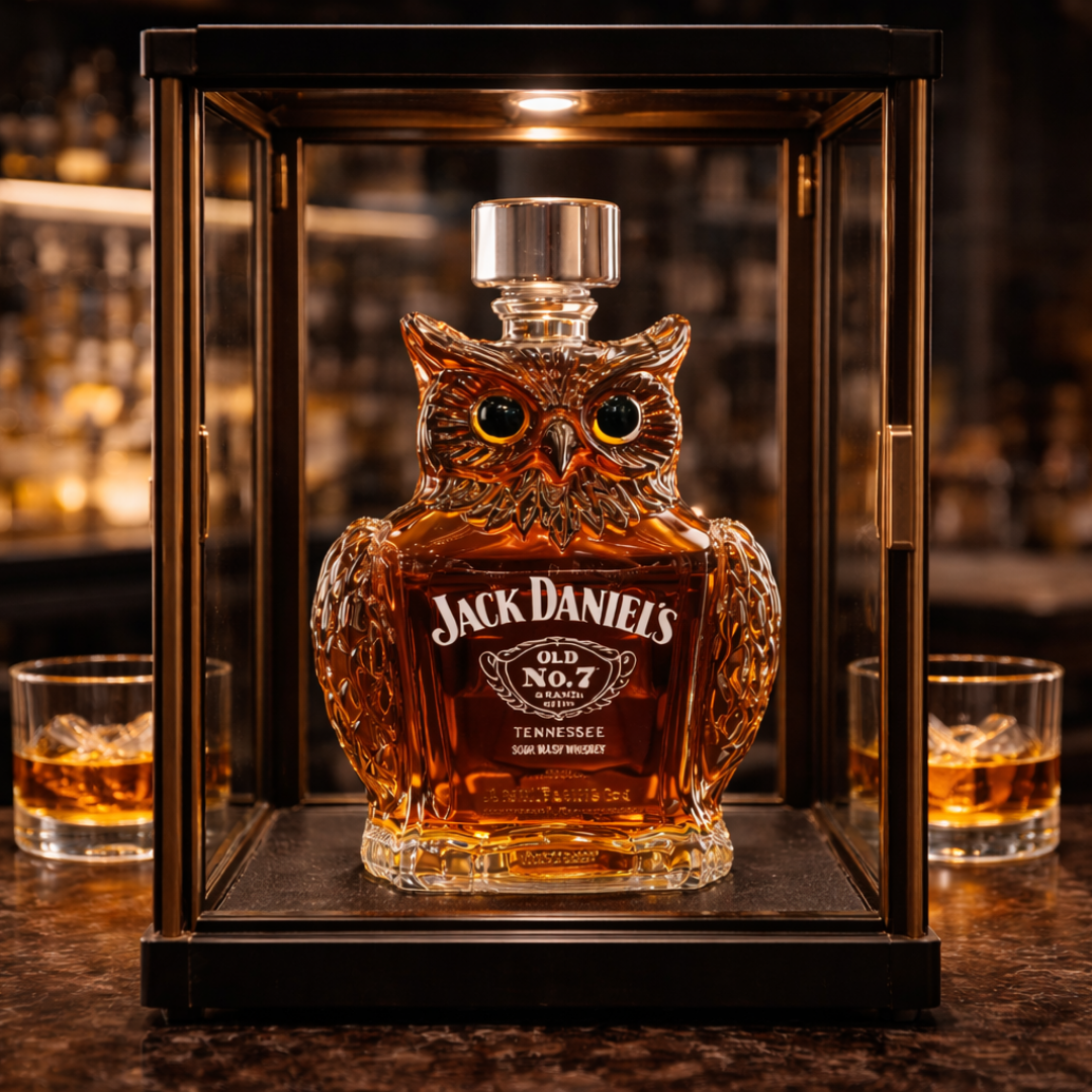 Bouteille de whisky - Édition Chouette