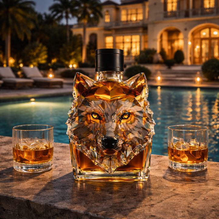 Bouteille de Whisky - Édition Loup