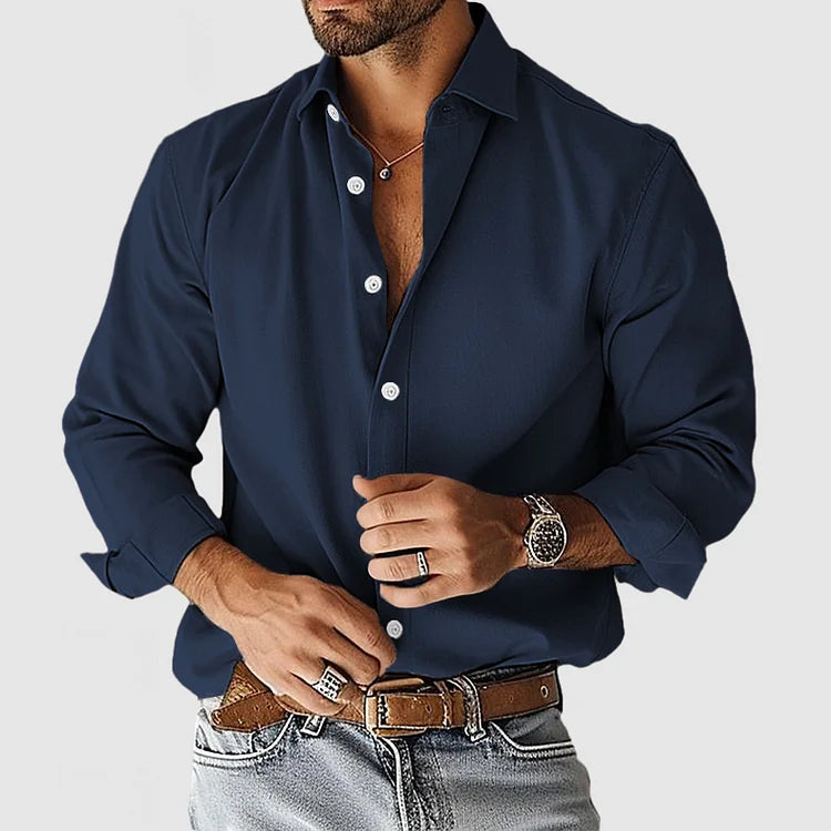 Chemise de Costume Soft-Blend - Forme Propre