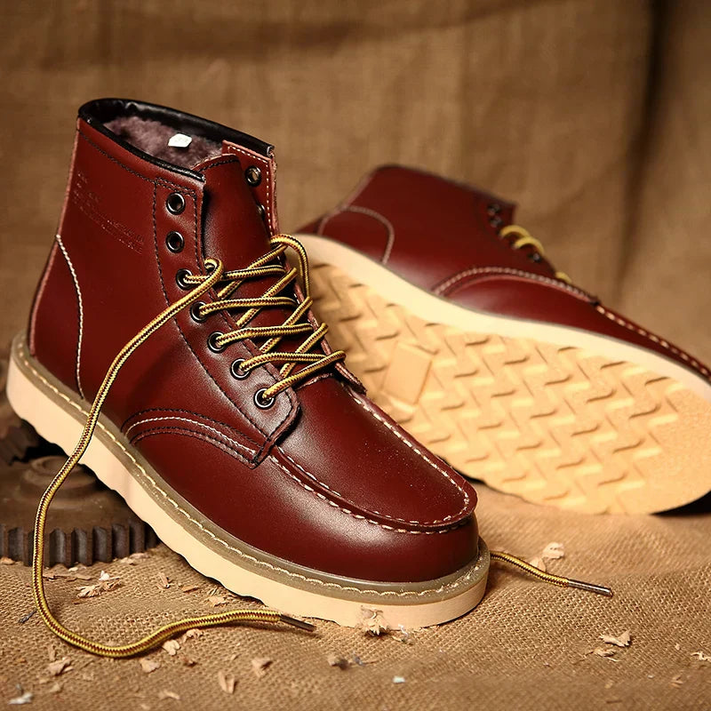 Daniel - Bottes en Cuir Véritable