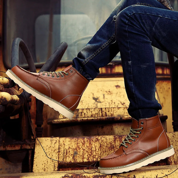 Daniel - Bottes en Cuir Véritable