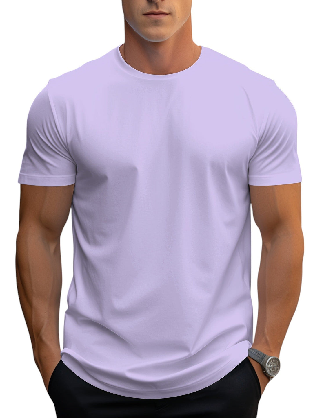 T-Shirt - Coupe Régulière Col Doux