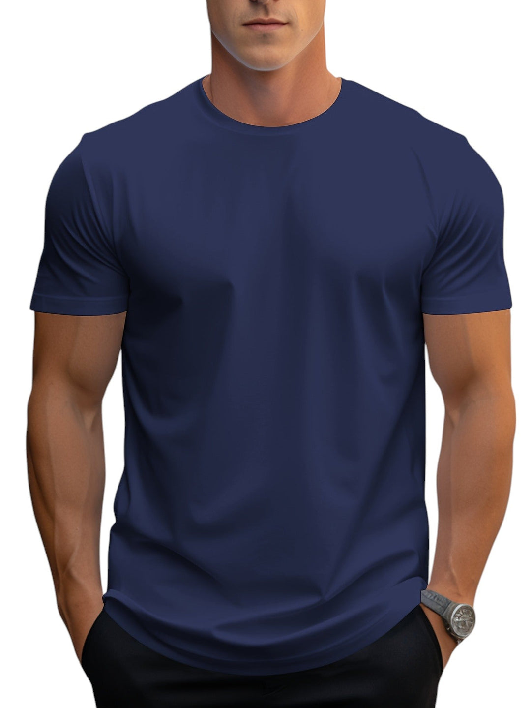 T-Shirt - Coupe Régulière Col Doux