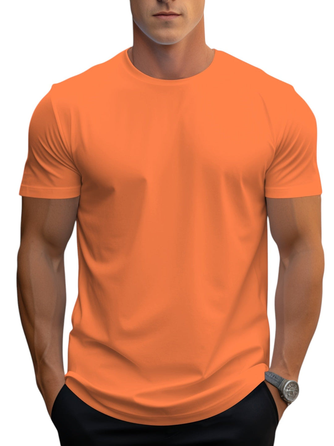T-Shirt - Coupe Régulière Col Doux