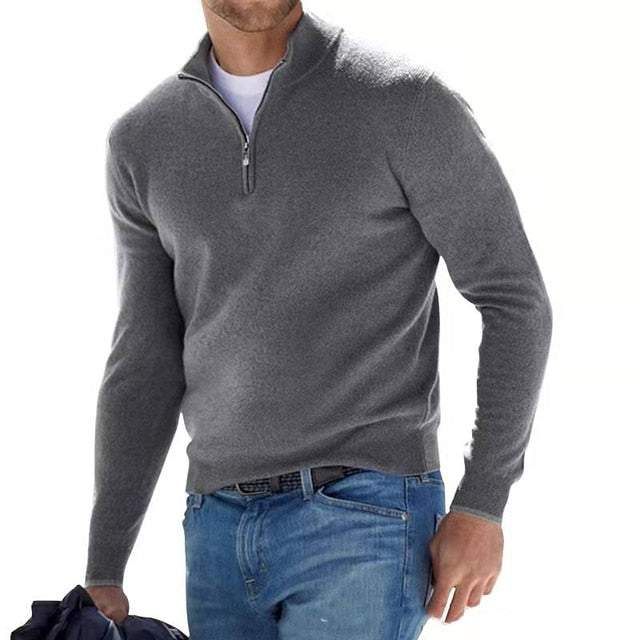 António Augusto - Pull à Col V avec Zip