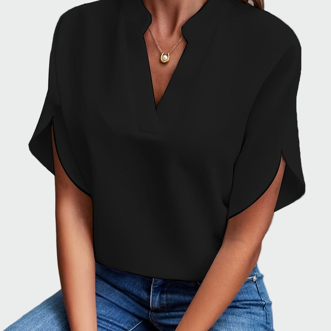 Chemise avec impression drapée