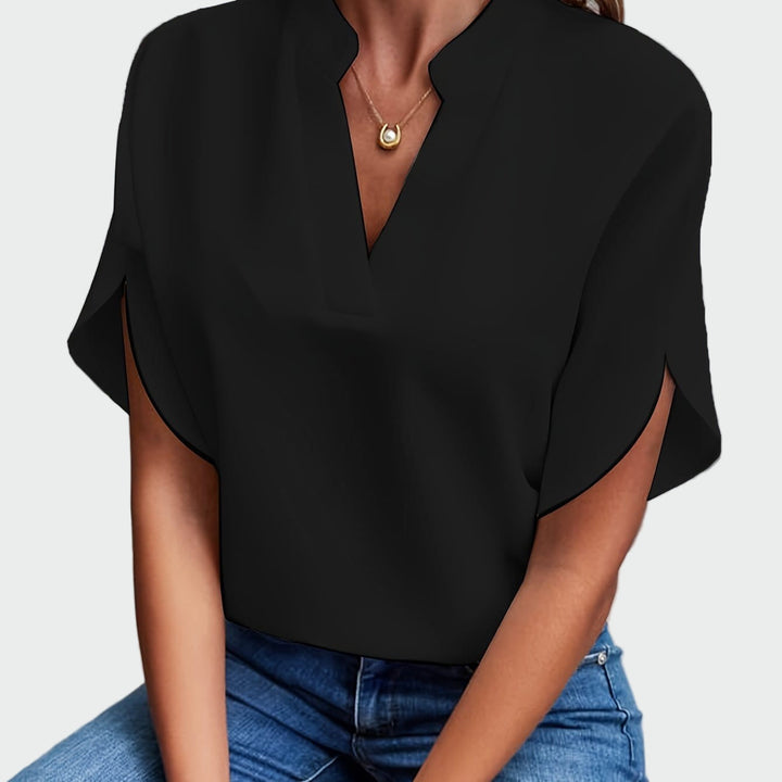 Chemise avec impression drapée