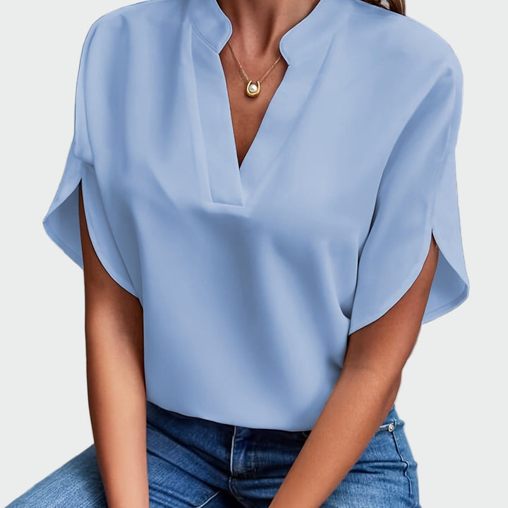 Chemise avec impression drapée